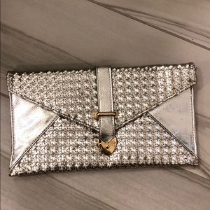New Mystique vintage silver gold bag clutch